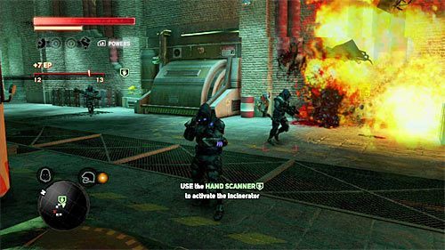 Skaner znajduje się na lewo od pieca w lokacji [517, 852], przy czym zanim z niego skorzystasz dobrze byłoby zająć się wyeliminowaniem chociaż części przeciwników przebywających w tym pomieszczeniu - 9 - Operation - Spotted Cat (2) | Misje Blacknet w Prototype 2 - Prototype 2 - poradnik do gry