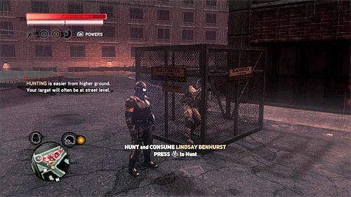 Lindsay Benhurst przebywa w lokacji [520, 430] i jako że jest to teren wojskowy warto zbliżyć się do jego pozycji w przebraniu naukowca lub żołnierza - 10 - Operation - Long Horizon | Misje Blacknet w Prototype 2 - Prototype 2 - poradnik do gry