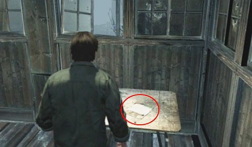 Dalej na stole znajdziesz mapę - Misja główna - uruchomienie kolejki | Devils Pit | Silent Hill Downpour - Silent Hill: Downpour - poradnik do gry