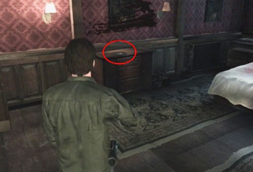 Wyjdź z pokoju i idź do ostatnich drzwi po prawej stronie na piętrze - Misje poboczne (1) | Silent Hill cz.3 | Silent Hill Downpour - Silent Hill: Downpour - poradnik do gry