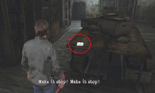 Po przerywniku, drzwi za tobą otworzą się - Misja główna - skrzynia w domku na scenie | Klasztor | Silent Hill Downpour - Silent Hill: Downpour - poradnik do gry