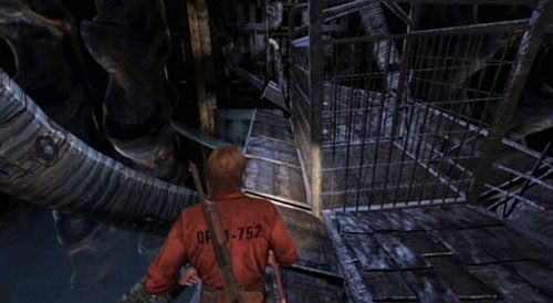 Na balkonie skręć w lewo, dojdź do końca i ponownie skręć w lewo - Misja główna - inny wymiar | Więzienie | Silent Hill Downpour - Silent Hill: Downpour - poradnik do gry