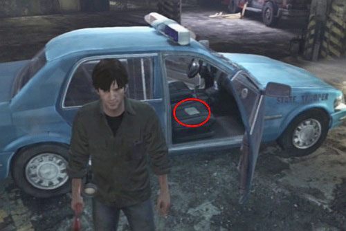 Parking, siedzenie pasażera radiowozu - Notki (2) | Notki | Silent Hill Downpour - Silent Hill: Downpour - poradnik do gry