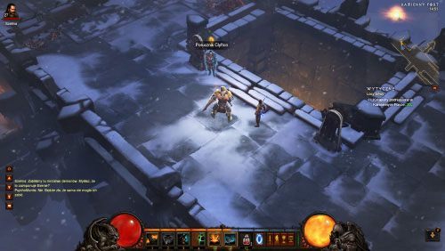 Przemierzając Kamienny fort możesz natknąć się przy katapulcie na Porucznika Clyftona - Sterowanie ręczne | Wydarzenia - Akt 3 | Solucja Diablo III - Diablo III 2.0 - poradnik do gry