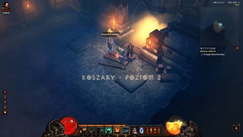 Gdy trafisz do Koszar - poziom 2 możesz na samym początku natknąć się na Strażnika Twierdzy - porozmawiaj z nim - Więzy krwi | Wydarzenia - Akt 3 | Solucja Diablo III - Diablo III 2.0 - poradnik do gry