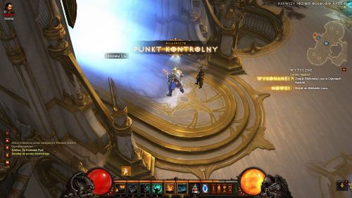W tej lokacji tuż przed przejściem znajdziesz punkt nawigacyjny - Światło nadziei | Zadania - Akt 4 | Solucja Diablo III - Diablo III 2.0 - poradnik do gry