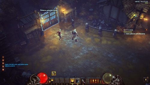 Wyjdź z piwnicy i wróć się nieco - jak biegłeś za kowalem mijałeś bramę - Rozbita korona | Zadania - Akt 1 | Solucja Diablo III - Diablo III 2.0 - poradnik do gry