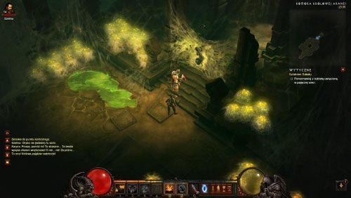 Znajdziesz się w Komorze Królowej Aranei - Szlakiem Sabatu | Zadania - Akt 1 | Solucja Diablo III - Diablo III 2.0 - poradnik do gry