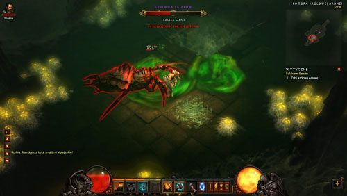 Po chwili pojawi się Królowa pająków - Szlakiem Sabatu | Zadania - Akt 1 | Solucja Diablo III - Diablo III 2.0 - poradnik do gry