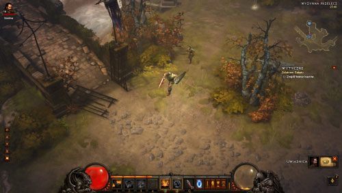 W tej dość małej lokacji znajduje się punkt nawigacyjny - Szlakiem Sabatu | Zadania - Akt 1 | Solucja Diablo III - Diablo III 2.0 - poradnik do gry