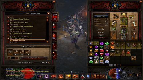 Drugim rzemieślnikiem, z którego umiejętności będziemy korzystali przez całą grę jest kowal - Rzemiosło w Diablo III - Diablo III 2.0 - poradnik do gry