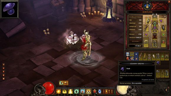 W Diablo III Czarny Grzyb można znaleźć na pierwszym poziomie Katedry w akcie I - Czego potrzebujemy? | Ukryty poziom w Diablo III - Diablo III 2.0 - poradnik do gry