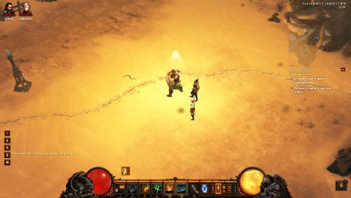 Musisz znaleźć wejście do dwóch lokacji: Ukrytego ołtarza oraz Tajnego zgromadzenia - Ciernie na pustyni | Zadania - Akt 2 | Solucja Diablo III - Diablo III 2.0 - poradnik do gry