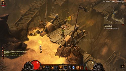 Powróć na powierzchnię - musisz odnaleźć Most nad Czarnym Kanionem - Ciernie na pustyni | Zadania - Akt 2 | Solucja Diablo III - Diablo III 2.0 - poradnik do gry