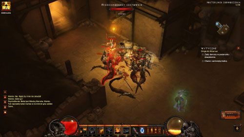 W piwnicy spotkasz Mahdę oraz jednostki broniące miasta, które okażą się iluzją - Droga do Alkanus | Zadania - Akt 2 | Solucja Diablo III - Diablo III 2.0 - poradnik do gry