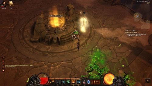 Zoltun Kull aktywuje portal - skorzystaj z niego, a przeniesiesz się do Archiwów Zoltuna Kulla - Czarny Kamień Dusz | Zadania - Akt 2 | Solucja Diablo III - Diablo III 2.0 - poradnik do gry