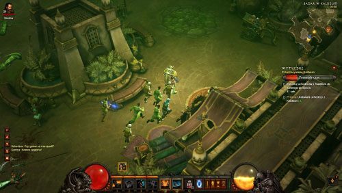 Następnie udaj się w lewo - będziesz mógł przekroczyć do tej pory zamknięte drzwi - Przeczesywanie Kaldeum | Zadania - Akt 2 | Solucja Diablo III - Diablo III 2.0 - poradnik do gry