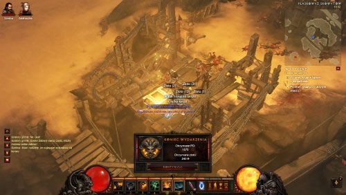 Wydarzenie zostanie zakończone, a ty będziesz mógł pozbierać skarby ze złotej skrzyni - Złoto górnika | Wydarzenia - Akt 2 | Solucja Diablo III - Diablo III 2.0 - poradnik do gry