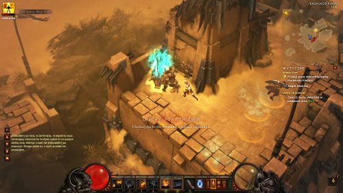 Niedaleko owego nekromanty znajdują się więzienia duszy - Duchy strażników | Wydarzenia - Akt 2 | Solucja Diablo III - Diablo III 2.0 - poradnik do gry