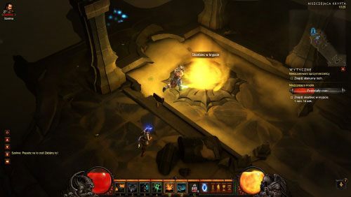 Lokacja jest dość rozległa, a Ty jesteś ograniczony upływającym czasem - Niszczejąca krypta | Wydarzenia - Akt 2 | Solucja Diablo III - Diablo III 2.0 - poradnik do gry