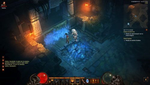 Gdy zbliżysz się do skarbca jego drzwi otworzą się - wkrocz do środka - Skarb Sandara | Wydarzenia - Akt 2 | Solucja Diablo III - Diablo III 2.0 - poradnik do gry