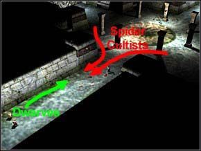 Wybiegnie z niego czterech kultystów - Misja 18 - The Spider God - Myth III: Era Wilka - poradnik do gry