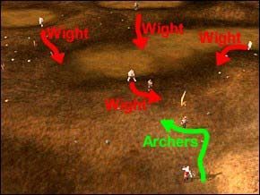 Wyjdzie tu czterech Wightów - Misja 8 - Battle To Myrgard - Myth III: Era Wilka - poradnik do gry