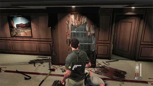 Proponuję zbadać teraz całe to pomieszczenie w poszukiwaniu dwóch nowych śladów - Eksploracja głównego pokładu jachtu | Rozdział XI | Solucja Max Payne 3 - Max Payne 3 - poradnik do gry