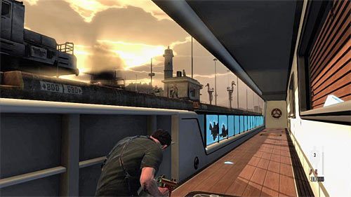 Na koniec zostaw sobie przeciwników, którzy będą pojawiali się w oddali - Dotarcie do mostka kapitańskiego jachtu | Rozdział XI | Solucja Max Payne 3 - Max Payne 3 - poradnik do gry