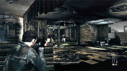 Także i na tym piętrze czekają Cię dość zażarte walki z oddziałami wroga - Przeprawa przez podniszczony budynek | Rozdział IV | Solucja Max Payne 3 - Max Payne 3 - poradnik do gry