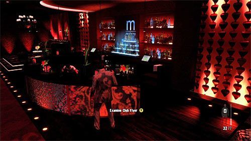 SEKRET 3 [Ślad 2/6 - Ulotka]: Sekret odnajdziesz w loży VIP-ów, na ladzie barowej - Ślady i złote bronie - Rozdział II | Sekrety w Max Payne 3 - Max Payne 3 - poradnik do gry