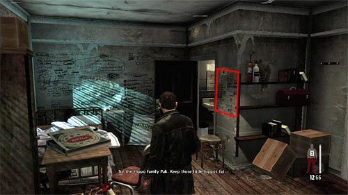 SEKRET 7 [Ślad 3/3 - Wycinki z gazet]: Sekret odnajdziesz na ścianie w mieszkaniu Brewera (samobójcy) - Ślady i złote bronie - Rozdział IV | Sekrety w Max Payne 3 - Max Payne 3 - poradnik do gry