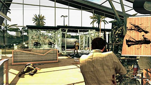 Dopiero po zlikwidowaniu standardowych wrogów skup się na elitarnym żołnierzu - Dotarcie do biura Rodriga | Rozdział VI | Solucja Max Payne 3 - Max Payne 3 - poradnik do gry
