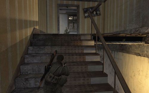 Nadszedł czas na zajęcie odpowiedniej pozycji strzeleckiej - Misja 1 - Konwój Schoneberga (2) | Opis przejścia Sniper Elite V2 - Sniper Elite V2 - poradnik do gry