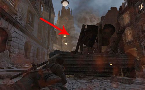 Kolejny snajper czai się na wieży kościelnej - Misja 5 - Kościół św. Olibartusa (1) | Opis przejścia Sniper Elite V2 - Sniper Elite V2 - poradnik do gry