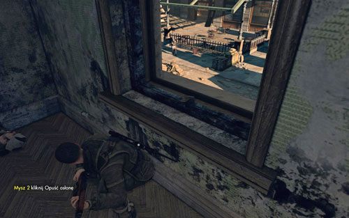 Kolejnym celem jest drugi patrolujący żołnierz oraz Niemiec stojący przy stanowisku z karabinem maszynowym - Misja 10 - Brama Brandenburska (1) | Opis przejścia Sniper Elite V2 - Sniper Elite V2 - poradnik do gry