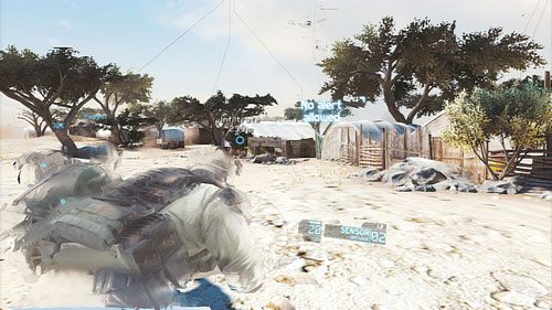 Będąc z powrotem na własnych nogach zaczniemy przedzierać się przez obóz uchodźców w stronę naszego celu - Misja 2 Subtle Arrow (1) | Opis przejścia Ghost Recon - Future Soldier - Tom Clancys Ghost Recon: Future Soldier - poradnik do gry
