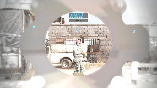 Po przerywniku Macaba stanie się zbędny i będziemy mogli go wyeliminować, nie musimy przy tym uważać by nie uruchomić alarmu - Misja 2 Subtle Arrow (2) | Opis przejścia Ghost Recon - Future Soldier - Tom Clancys Ghost Recon: Future Soldier - poradnik do gry