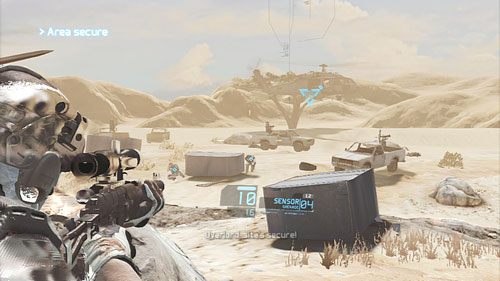 Po rozprawieniu się z pierwszą falą przeciwników, zaatakowani zostaniemy z lewej strony oraz od tyłu - Misja 2 Subtle Arrow (3) | Opis przejścia Ghost Recon - Future Soldier - Tom Clancys Ghost Recon: Future Soldier - poradnik do gry