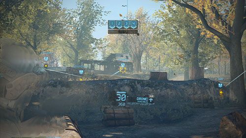 Markujemy cztery cele i od ich eliminacji rozpoczynamy krótkie starcie - Misja 9 Valiant Hammer (1) | Opis przejścia Ghost Recon - Future Soldier - Tom Clancys Ghost Recon: Future Soldier - poradnik do gry