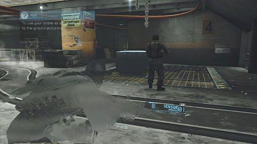 Wychodzimy po schodach na górę i pozbywamy się strażnika patrolującego teren przy punkcie kontrolnym - Misja 10 Gallant Thief (3) | Opis przejścia Ghost Recon - Future Soldier - Tom Clancys Ghost Recon: Future Soldier - poradnik do gry