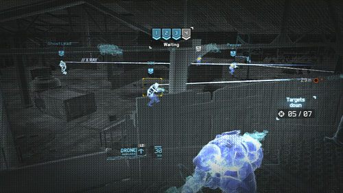 Jeżeli schroniliśmy się przy jednym z punktów nawigacyjnych to dostaniemy okazję do oddania pierwszego strzału - Misja 12 Shattered Mountain (2) | Opis przejścia Ghost Recon - Future Soldier - Tom Clancys Ghost Recon: Future Soldier - poradnik do gry
