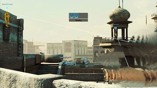 Trafimy tak na przeciwnika obserwującego teren z wieży - Misja 4 Tiger Dust | Wyzwania w Ghost Recon - Future Soldier - Tom Clancys Ghost Recon: Future Soldier - poradnik do gry