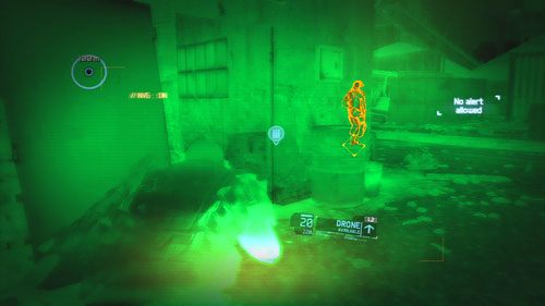Przechodzimy przez niego by ominąć kolejnego strażnika i udajemy się w stronę punktu nawigacyjnego - Misja 10 Gallant Thief (2) | Wyzwania w Ghost Recon - Future Soldier - Tom Clancys Ghost Recon: Future Soldier - poradnik do gry