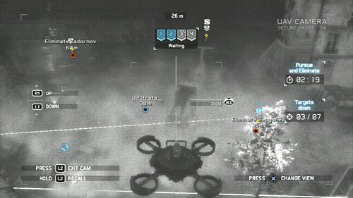 Następnie oznaczamy czterech ostatnich przeciwników i ściągamy ich kończąc tym samym czyszczenie farmy - Misja 12 Shattered Mountain (2) | Wyzwania w Ghost Recon - Future Soldier - Tom Clancys Ghost Recon: Future Soldier - poradnik do gry