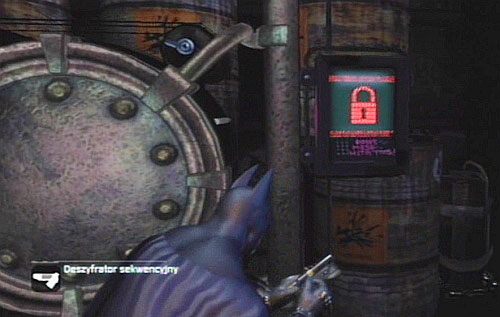 Po przerywniku przed Tobą zostanie odsłonięta pierwsza bomba - Rozbrój trzy bomby - Opis przejścia - Batman: Arkham City - Harley Quinns Revenge - poradnik do gry