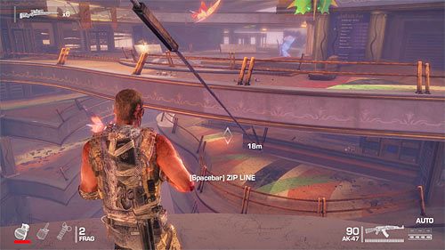 Ostrzelaj teraz wrogów rozstawionych na dolnym balkoniku - Rozdział XI - Alone - Przebijaj się do przodu | Opis przejścia Spec Ops The Line - Spec Ops: The Line - poradnik do gry