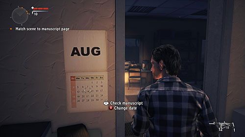 Przewróć kartki kalendarza, aby pokazywał on sierpień (AUG) - Akt 3 - United | Akt 3 | Alan Wakes American Nightmare - Alan Wakes American Nightmare - poradnik do gry