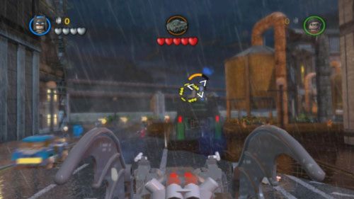 Po krótkiej animacji przystąpisz do pościgu za pojazdem - Chemiczny ślad | Opis przejścia LEGO Batman 2 DC Super Heroes - LEGO Batman 2: DC Super Heroes - poradnik do gry