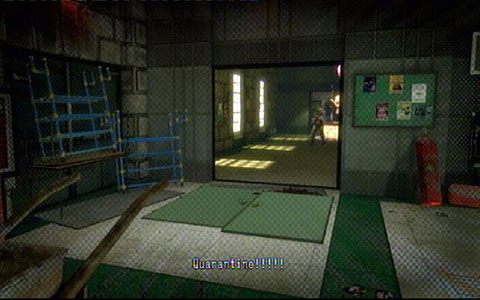 Po zakończeniu starcia przejdź przez drzwi po drugiej stronie, a następnie szybko pobiegnij w prawo - 1 - Highschool - sala gimnastyczna | Opis przejścia Lollipop Chainsaw - Lollipop Chainsaw - poradnik do gry